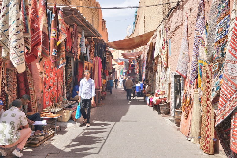 Shops in the Medina of Marrakesh