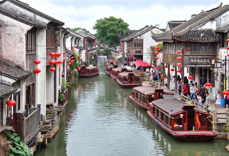 Shantang River, Suzhou, China
