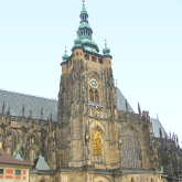 Czech Republic - 14th century St Vitus Cathedral in Prague Castle