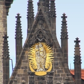 Czech Republic - Prague - Detail of Church of Our Lady Before Tyn, near Old Town Square