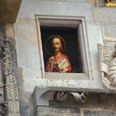 Czech Republic - Prague - On the hour the 12 Apostles appear above the Astronomical Clock on the Old Town Hall