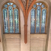 Holocaust Memorial in the Pinkas Synagogue, Prague, Czech Republic