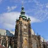 St Vitus Cathedral in the Prague Castle, Czech Republic