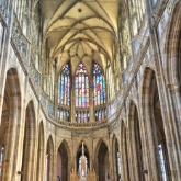 Inside St Vitus Cathedral, Prague Castle, Czech Republic