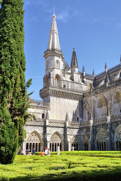 The 15th century Royal Cloisters of the Batalha Monastery