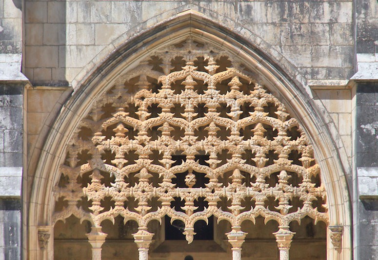 The 15th century Royal Cloisters of the Batalha Monastery