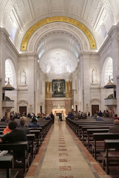 Inside the Basilica of Our Lady of the Rosary
