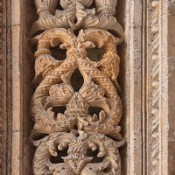 Detail of the carving in the unfinished chapel of the Batalha Monastery