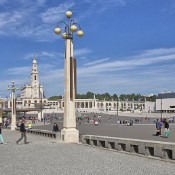 The Shrine of Our Lady of the Holy Rosary of Fátima celebrates the appearance of the Blessed Virgin Mary reported in 1917 by three shepherd children at the Cova da Iria, in Fátima, Portugal
