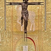 Inside the Basilica of the Holy Trinity