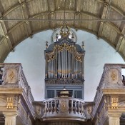The organ in the Church of Nazaré