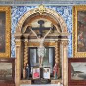 Inside the Church of Nazaré