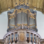 The organ in the Church of Nazaré