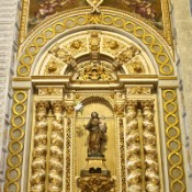 Inside the Church of Nazaré