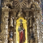 Inside the Church of Carmelitas