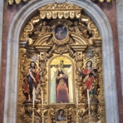 Inside the Church of the Clergy (Clerigos), Porto