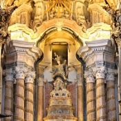Inside the Church of the Clergy (Clerigos), Porto