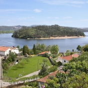  The Douro River flows from northern-central Spain across Portugal to its outlet at Porto