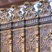 Inside the Cathedral of Porto, Portugal