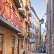  In the old quarter of Porto, Portugal