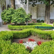 Part of the gardens of the Sintra Palace