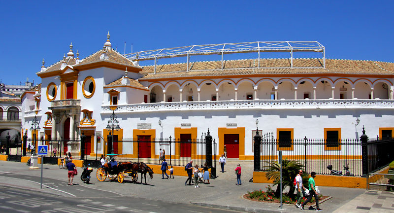 Bull-fight stadium - Plaza de toros de la Real Maestranza de Caballer�a de Sevilla