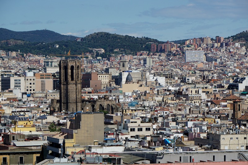 Barcelona cityscape, Spain