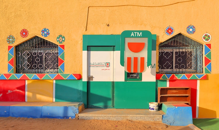 Along the Nile - Nubian Village at Aswan, Egypt