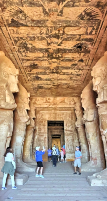 The temple of Ramesses II at Abu Simbel, Egypt