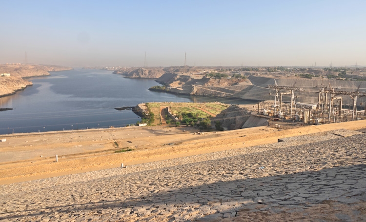 Aswan HIgh Dam_9173_River side - Hydro Facility