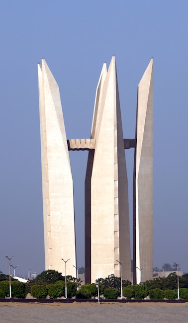 Russian/Egyptian Monument, Aswan High Dam, Egypt