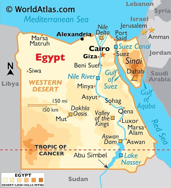 Egypt Map