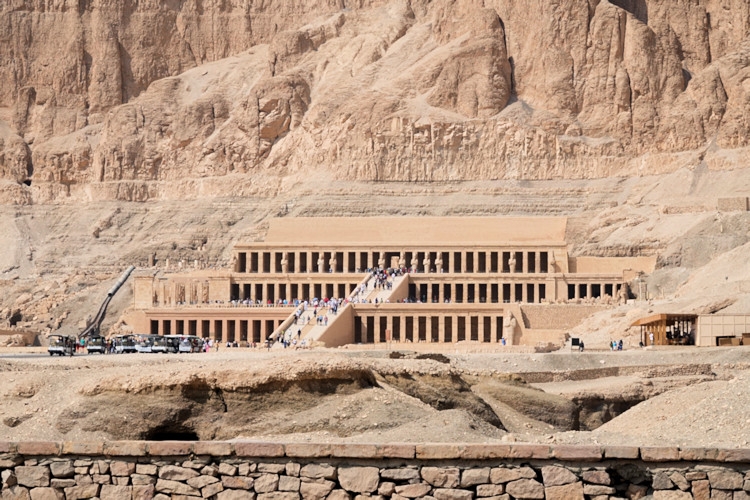 Queen Hatshepsuts Mortuary Temple, West bank, Luxor, Egypt